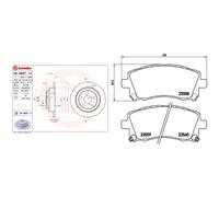 Kit completo: dischi, pastiglie SUBARU FORESTER I, IMPREZA I, IMPREZA II,