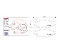 BREMBO 09.E098.11 Disco freno