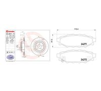 BREMBO 09.B041.11 Disco freno
