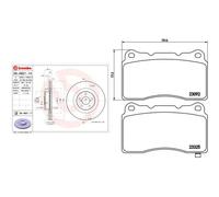 Kit completo: dischi, pastiglie SUBARU, TOYOTA BRZ (ZC6), FORESTER II, GT 86,