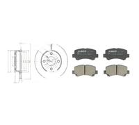 ABE C18002ABE Kit pastiglie freni