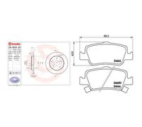 Brembo 08.A534.21 - Disco Freno con Verniciatura UV (Set di 2) - Posteriore