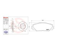 Kit completo: dischi, pastiglie TOYOTA AURIS BREMBO XTRA