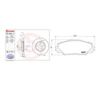 Kit completo: dischi, pastiglie TOYOTA AURIS II, AURIS Kombi (_E18_) BREMBO