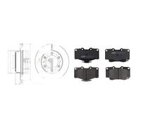 2x Disco freno Assale anteriore ventilato 19-2350 MAXGEAR per TOYOTA