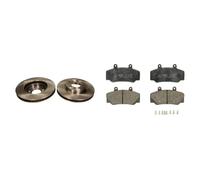 Set di pastiglie freno ABE C1V003ABE, anteriore
