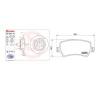 Kit completo: dischi, pastiglie VOLVO S80 II, V70 III, XC70 II BREMBO XTRA