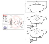 Kit completo: dischi, pastiglie VW PASSAT B5, PASSAT B5 Kombi BREMBO XTRA