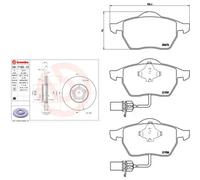Kit completo: dischi, pastiglie VW PASSAT B5, PASSAT B5 Kombi BREMBO XTRA