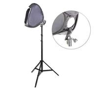 Kit completo DynaSun Softbox EasyFolder SB1009 50x50cm con Stativo W803 x Flash