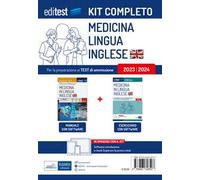 Kit completo EdiTEST Medicina in lingua inglese. Con ebook: Superare la prova a test. Con software di simulazione