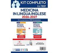 Kit completo EdiTEST Medicina in lingua inglese. Con espansione online. Con software di simulazione