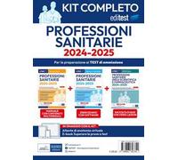 Kit completo EdiTEST Professioni sanitarie. Manuale + Esercizi commentati + Raccolta di quiz. Con software di simulazione