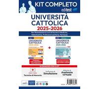 Kit completo EdiTEST. Università Cattolica. Medicina, odontoiatria, professioni sanitarie. Con espansione online. Con software di simulazione