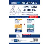 Kit completo EdiTEST. Università Cattolica. Medicina, odontoiatria, professioni sanitarie: Teoria & Test-2500 quiz. Con ebook. Con software di simulazione