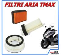 KIT COMPLETO FILTRI ARIA ASPIRAZIONE E CARTER PER YAMAHA T-MAX 500 2008 AL 2011