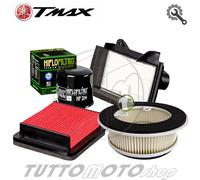 Kit completo filtri YAMAHA T-MAX 530 dx-sx 2017-2018-2019 Filtro aria + olio
