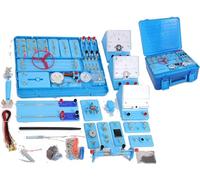 Kit completo for esperimenti di elettromagnetismo con zaino - Oltre 30 progetti pratici for circuiti base (serie/parallelo), ideale for la fisica delle scuole medie