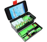Kit completo for esperimenti su circuiti ed elettromagnetismo con custodia, attrezzatura da laboratorio for l'esplorazione dei principi fisici elettromagnetici