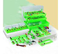 Kit completo for test elettrici ed elettromagnetismo - Scatola completa for esperimenti scientifici for laboratori di circuiti fisici e magnetismo