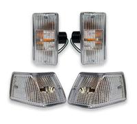 Kit completo frecce bianco anteriore posteriore indicatori di direzione compatibili con Vespa px 125 150 arcobaleno