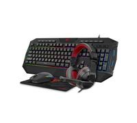 Kit Completo Gaming Mouse Tastiera Cuffie Tappetino Havit Gamenote KB501CM
