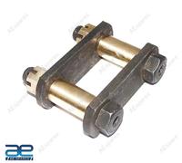 Kit completo gancio molla a balestra anteriore resistente per Jeep Willys CJ ...