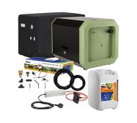 Kit completo impianto antizanzare automatico Stocker Geyser Pro Lite fino a 650 mq Batteria Etokraft 5L Fino a 50 m No