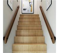 Kit completo in legno vintage per scale interne, antiscivolo, barra di sostegno senza barriere per la sicurezza degli anziani, ringhiere per corridoi di casa e soffitti (0,7 m)