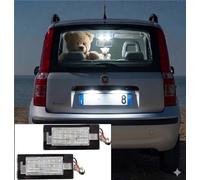 KIT COMPLETO LED INTERNI + LUCI TARGA LED per FIAT PANDA mk2 169 6000K CANBUS
