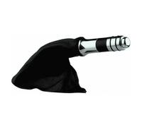 Kit completo leva freno a mano diametro 30mm e cuffia in pelle nera