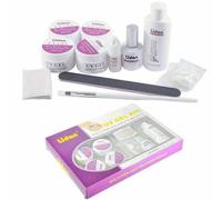 KIT COMPLETO LIDAN RICOSTRUZIONE UNGHIE NAIL ART GEL UV