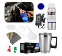 Kit Completo Lucidatura Fari con Polimero Liquido Blu 800g Auto Professionale