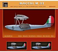 Kit completo Macchi M.33 1/48 SBS modello 4008