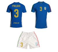 Kit Completo Maglia + Pantaloncini Maldini Italia Ufficiale Mondiali 2026