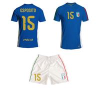 Kit Completo Maglia + Pantaloncini Pio Esposito Italia Ufficiale Mondiali 2026