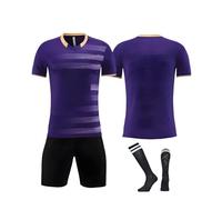 Kit Completo Maglie da Calcio Personalizzate Uomini Donne Ragazzi con Nome e Numero | Tessuto Traspirante | per Allenamenti e Partite
