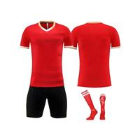 Kit Completo Maglie da Calcio Personalizzate Uomini Donne Ragazzi con Nome e Numero | Tessuto Traspirante | per Allenamenti e Partite