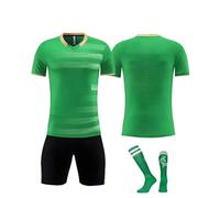 Kit Completo Maglie da Calcio Personalizzate Uomini Donne Ragazzi con Nome e Numero | Tessuto Traspirante | per Allenamenti e Partite