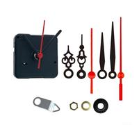 Kit completo meccanismo orologio con movimento silenzioso e 4 lancette decorative corte (D)