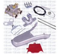 Kit completo modifica carburatore weber 40 dcoe per fiat 500 f-l-r e 126 d'epoca