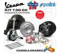 KIT COMPLETO MODIFICA MOTORE CILINDRO POLINI 130 ALBERO CONO 20 PER VESPA 50 PK