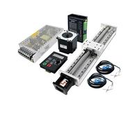 Kit completo modulo lineare asse Z 15100/2080 tavola scorrevole e motore passo-passo Nema23 e controller e staffa motore e finecorsa(250mm)