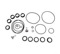 Kit completo O per anello 25013 con 2 valvole di rilascio dell'aria per riparazioni pompa filtro a sabbia Intex, guarnizioni in gomma per la prevenzione delle perdite