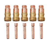 Kit completo obiettivo e colletto gas per stubby per tig per saldatura per