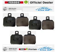 KIT COMPLETO PASTIGLIE FRENO FERODO PIAGGIO BEVERLY TOURER 400 2008 2009 2010