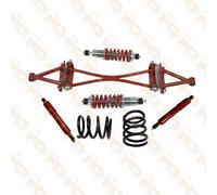 KIT COMPLETO PER ASSETTO SPORTIVO CON MOLLE DA 17 CM PER FIAT 500 F/L/R E 126