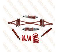 KIT COMPLETO PER ASSETTO SPORTIVO CON MOLLE DA 19 CM PER FIAT 500 F/L/R E 126