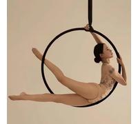 Kit Completo Per Cerchio Aereo, Carico 661 Libbre, Anello Yoga A Punto Singolo, Resistenza Completamente Testata E Certificata Per Fitness, Danza, Esibizione, Danza Aerea,90CM/25MM