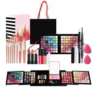 Kit completo per il trucco da donna, set completo di cosmetici per donne e ragazze, kit di trucco completo, kit completo per principianti, custodia portatile per una facile organizzazione e viaggio
